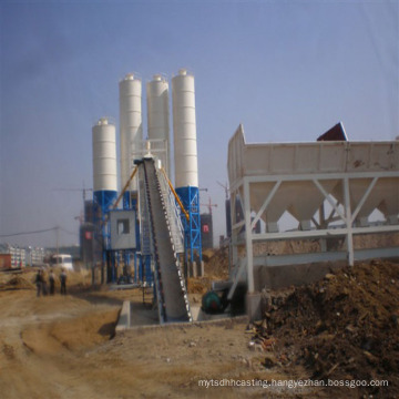 Small belt type HZS25 concrete batching plant